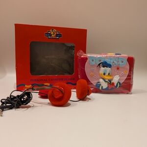 Donald Duck Personal Cassette Player with Headphones